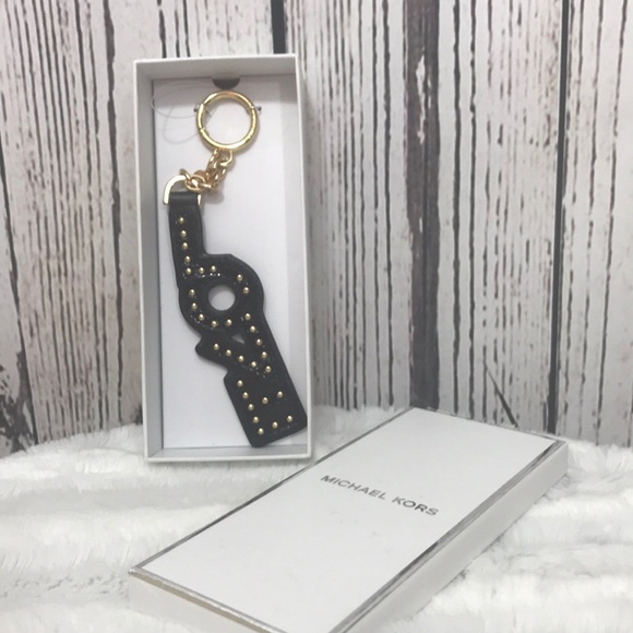 Michael Kors Accessories - Michael Kors LOVE black bag charm
